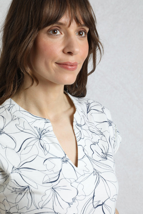 Weird Fish 203305 Suffolks Organic Printed Jersey Dress